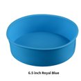 thumbnail image 4 of Wweixi Wedding Cake Home Bakery Restaurant Portable Reusable Washable Mousse Round Mould DIY Crafting Bakeware Blue 6.5 Inch, 4 of 6