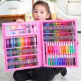 thumbnail image 3 of Pink Complete Creative Drawing Kit 150 Pieces Art Supplies For Students, 3 of 5