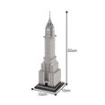 thumbnail image 2 of MOC-30051 Modular Chrysler Building Blocks Set Skyscraper MOC Bricks Toys, 2 of 3