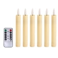 thumbnail image 3 of 6 Pieces LED Pillar Candles Window Candles Light for Office Halloween Party ivorys white, 3 of 7