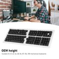 thumbnail image 3 of Custom Keycaps 132 Keys, Thai Keycaps OEM Keycaps 132 Keycaps Set, Translucent DIY Thai Keyboard Keycaps Replacement for 61 62 64 68 84 87 104 108 Mechanical Keyboards, 3 of 7