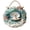 B1394, variante sur Halons Horloge Murale à Silencieuse Sans Tic-Tac, Thème Plage Corde Nautique Plate 2D, Art Décoratif Suspendu, à Piles