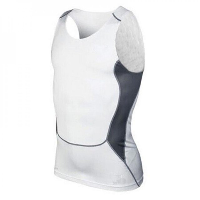 Men GYM Fitness Compression Base Layer Tops Sleeveless Gym Running Sports Vest