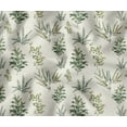thumbnail image 1 of Soimoi 56 Inch Wide Polyester Canvas Fabric by The Yard - Leaves Pattern - Off White - Water-Resistant Outdoor & Upholstery Material, 1 of 7