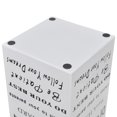 thumbnail image 3 of White Square Umbrella Stand Storage Holder Walking Stick Steel 48.5 cm, 3 of 4