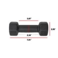 thumbnail image 2 of CAP Barbell, haltère en néoprène noir de, 4lb, simple, 2 of 6