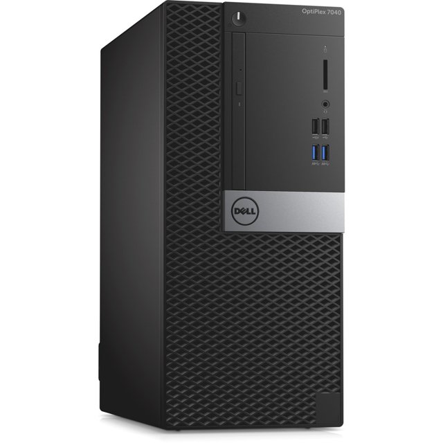 Remis à Neuf (Excellent) - Dell OptiPlex 7040 Ordinateur de Bureau (Intel i7-6700 / 8 Go RAM / 256 Go SSD / Windows 10 Pro - Sans Lecteur DVD)