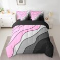 thumbnail image 2 of YST Ombre Gradient Geometric Stripe 7-Piece Bed in a Bag Bedding Set, Full Size Comforter Set, Modern Abstract Design, 2 of 4