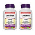 thumbnail image 1 of Webber Naturals Cinnamon 20:1 Extract 150 mg - 2 x 60 Capsules | Blood Sugar Support, 1 of 1