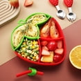 thumbnail image 1 of Meitianfacai Food Grade Household Baby Food Tray With Suction Cup For Independent Eating Training Tableware, 1 of 4