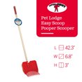 thumbnail image 2 of Little Giant Pelle Facile Pet Lodge Pelle à Caca avec Manche en Bois, Rouge, 2 of 10