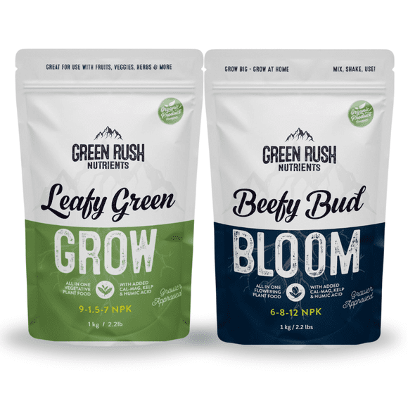 Green Rush Nutrients Organic Vegetable Fertilizer for Tomatoes, Peppers, Herbs & More