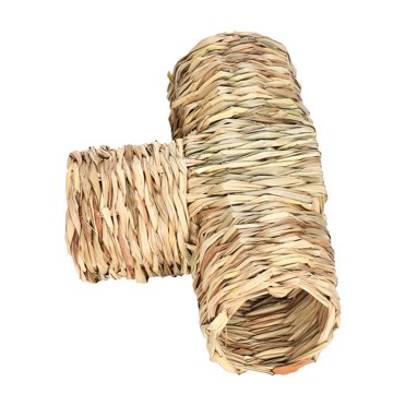 GROWTH TANK Hamster Herbe Tunnel Cachette Jouer Jouet Léger Animal de Compagnie Fournit Lapin Tunnel pour Trois Ports
