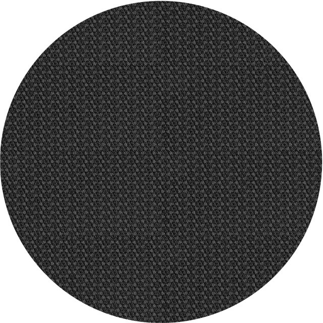 Ahgly Company Tapis Rond Lavable en Machine Intérieur Transitionnel Gris Minuit, 7 Pieds Rond
