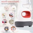 thumbnail image 3 of Mini Heat Press Machine T-Shirt Printing Easy Heating Transfer Press Iron Machines for Clothes Bags, 3 of 8