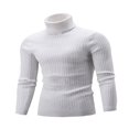 thumbnail image 3 of Chandail à Col Roulé pour Homme, Tricot, Haut, Mode Urbaine, 3 of 4