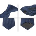 thumbnail image 3 of EIGTHTAIL Cravate pour Hommes Fermeture Éclair Cravate Réglable pour Décontracté Formel Bleu Marine -5, 3 of 4