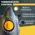 thumbnail image 4 of MARTIN Chauffage Infrarouge Portatif au Propane 10 000 Btu, Thermostat Intégré, 4 of 8
