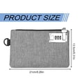 thumbnail image 3 of Lockable Money Bags Durable Nylon Lock Bank Bag Coin Bag, Storage Cash Bag for Jewelry, Passport, Credit Cards, Portable Money Bags Sturdy Reusable Pouch with Password Lock, 1Pc(Black,8.2x5.3"), 3 of 9