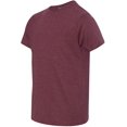 thumbnail image 3 of Youth Fine Jersey Tee, S, Vintage Burgundy, 3 of 5