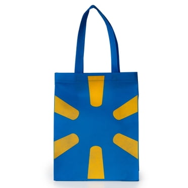 Walmart Reusable Shopping Bag, Grocery Tote Bag with Handles, Blue