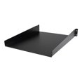 thumbnail image 3 of StarTech.com 2U Fixed Server Rack Mount Shelf, 22in Deep Steel Universal Cantilever Tray for 19" AV/Data/Network Equipment Rack with Cage Nuts & Screws, 50lbs Weight Capacity, 22" Deep - 2U Network Rack Shelf (CABSHELF22) - Rack shelf - black - 2U - 22" - for P/N: RK12OD2, RK2433BKM, RK2537BKM, RK3236BKF, RK4236BKB, RK4242BK24, RK4242BK30, 3 of 7