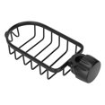 thumbnail image 4 of Support de Rangement de Robinet Suspendu Évier Réglable Chiffon Éponge Égouttoir pour Cuisine Salle de Bain Noir, 4 of 6