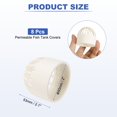 thumbnail image 2 of Uxcell Bouchon Perméable Couverture de Poisson 2 Pouces (50mm), 8 Pcs Protection Aquarium, Blanc, 2 of 6