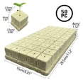 thumbnail image 3 of Yhmxh Fruit And Vegetable Sowing Matrix Hydroponic Cultivation Soilless Cultivation Matrix Sowing Wool Plug Block Garden Decorations Garden Tools, 3 of 6