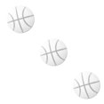 thumbnail image 2 of serony 4pcs Mute Door Rear Wall Crash Waterproof Anti-Collision Wall Crash Waterproof Pad Basketball Style 5cm white 3Set, 2 of 6