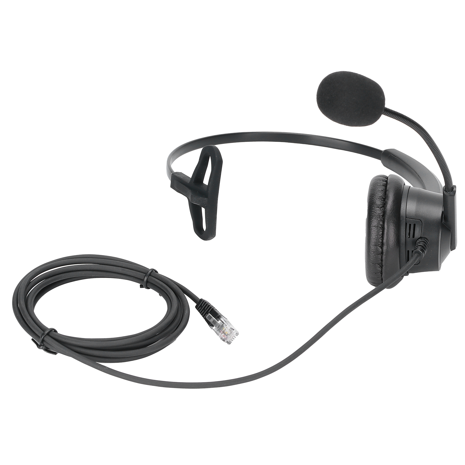 Telephone Headphonewith Mic,Telephone Headset with Microphone Call Center Headset Communication Headset Enhanced Features