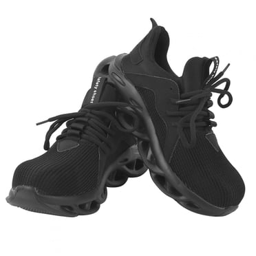 Men Labor Protection Shoes Steel Toe Breathable AntiKnock PunctureProof Safety Work Footwear(41 )