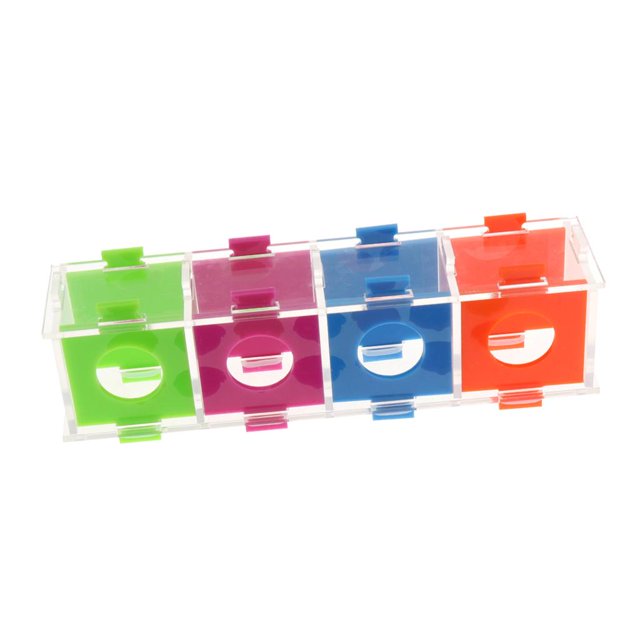 Parrot Cockatoo Intellectual Training Bird Toys Identifying Colorful Box