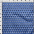thumbnail image 4 of oneOone Cotton Poplin Blue Fabric Block Craft Projects Decor Fabric Printed By The Yard 56 Inch Wide, 4 of 5