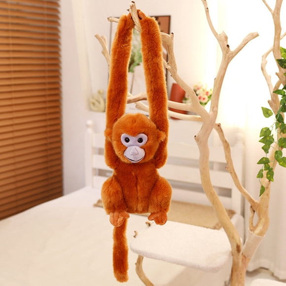 Soft Plush Toys,Cute Fluffy Stuffed Animals,Stress Relief Soft Toy9 Inches Simulated Golden Monkey Doll Hanging Pendant Toy Boys and Girls Holiday Birthday Gifts Children's Soothing Sleep Doll