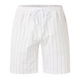 thumbnail image 3 of Pantalon à Rayures Verticales pour Hommes Style Décontracté d'Été, 3 of 5