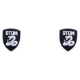 thumbnail image 1 of maskred Luminous Glow In Dark Hook Illuminated Embroidery Patch Lightweight Armband Emblem Badges Clothes Accessories Type 4 2Set, 1 of 6