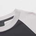 thumbnail image 4 of Milgrthf Kids Boys Girls Crewneck Sweatshirt Fall Casual Long Sleeve Raglan Color Block Cotton Pullover Tops Gray 5 Years, 4 of 5