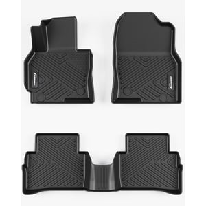BeesClover Floor Mats Compatible with Mazda CX-5 2013-2016 - Custom Fit Rubber 3D Car Mats, Laser Measured Floor Liners, Waterproof, Odorless Non-Slip TPE(Black)