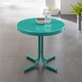 thumbnail image 3 of Afuera Living Modern Metal Patio End Table in Turquoise Gloss, 3 of 5