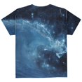 thumbnail image 2 of Shark Swimming in Space Galaxy All Over Youth T Shirt, 2 of 2