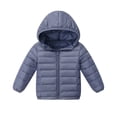 thumbnail image 1 of Boys and Toddlers' Lightweight Water-Resistant Packable Hooded Puffer Jacket, 1 of 4