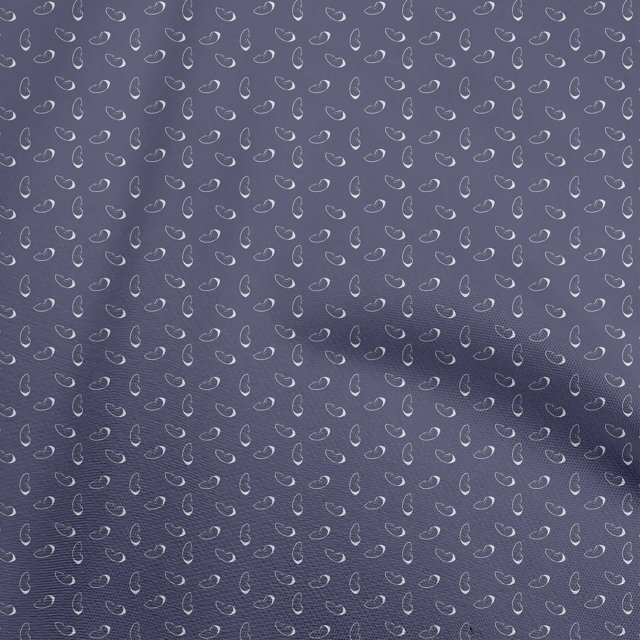 oneOone Velvet Blue Fabric Fresh Craft Projects Decor Fabric Printed By The Yard 58 Inch Wide