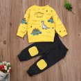 thumbnail image 2 of Fortune Boy Clothes Long Sleeve Dinosaur Pullover Pants Sweatsuit Fall Outfits, 2 of 6