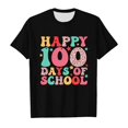 thumbnail image 4 of MEZZALL T-Shirts Imprimés pour Enfants Saison Scolaire Col Rond T-Shirt à Manches Courtes pour Garçons Filles Tee Hauts Mignon, 6-7 Ans, 4 of 4
