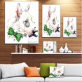 thumbnail image 4 of Design Art Bull Terrier Dog Canvas Print, 4 of 5