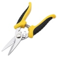 thumbnail image 2 of Professional Garden Shears | Heavy-Duty Stainless Steel Pruning Scissors | 7.87" Multi-Purpose Cutting Tool | Non-Slip Ergonomic Handle | Spring-Loaded Auto-Return | Lock Design | 170g Workshop, 2 of 6