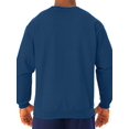 thumbnail image 4 of Jerzees Chandail en Molleton Ras du Cou pour Hommes, Vintage Heather Navy, Petit, 4 of 5