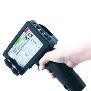 Printer Jet, 12.7mm Handheld Inkjet Printer, 5 Inch Touch Screen Coding Printer, Label QR Code Barcode Printer ,Fast Printing