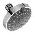 thumbnail image 1 of Rainfall Showerhead Round High Pressure 4 Inch Rain Shower Head ABS Adjustable Angle Bathroom Fixture for Spa Experience, 1 of 2